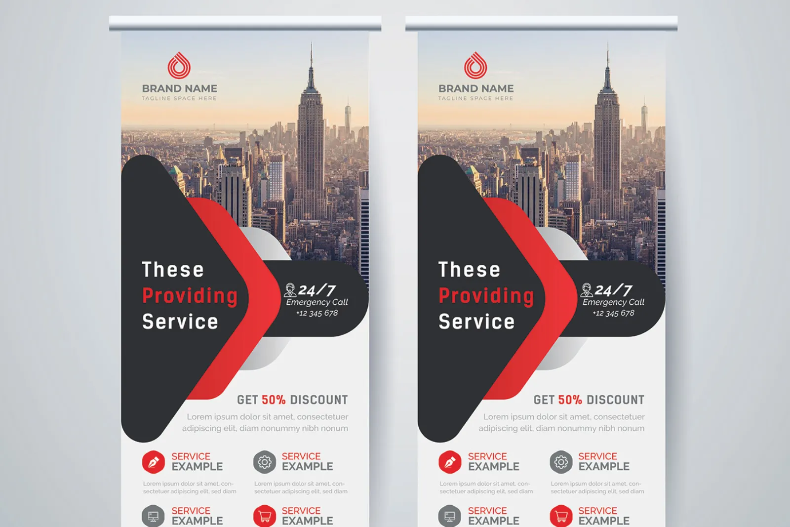 rollup banner